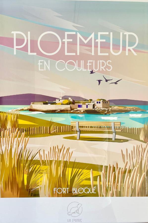 Le Phare Ouest - 80 M De La Mer - Vue Ocean Sur Le Balcon - Entierement Renove - Internet Haut Debit - Nouveau Ploemeur Buitenkant foto